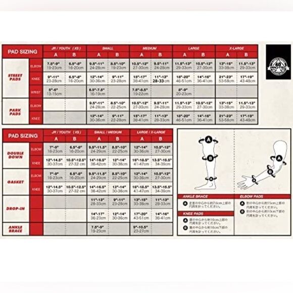 New! PRO-TEC Black, Left & Right, Elbow and Wrist Protectors (4 pcs total). Y-Sm - Picture 11 of 14